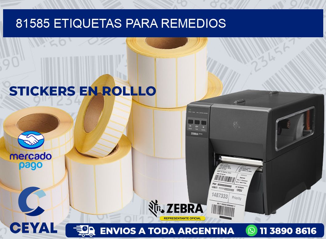81585 ETIQUETAS PARA REMEDIOS