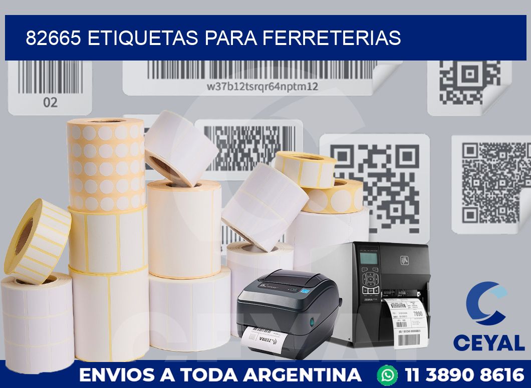 82665 ETIQUETAS PARA FERRETERIAS