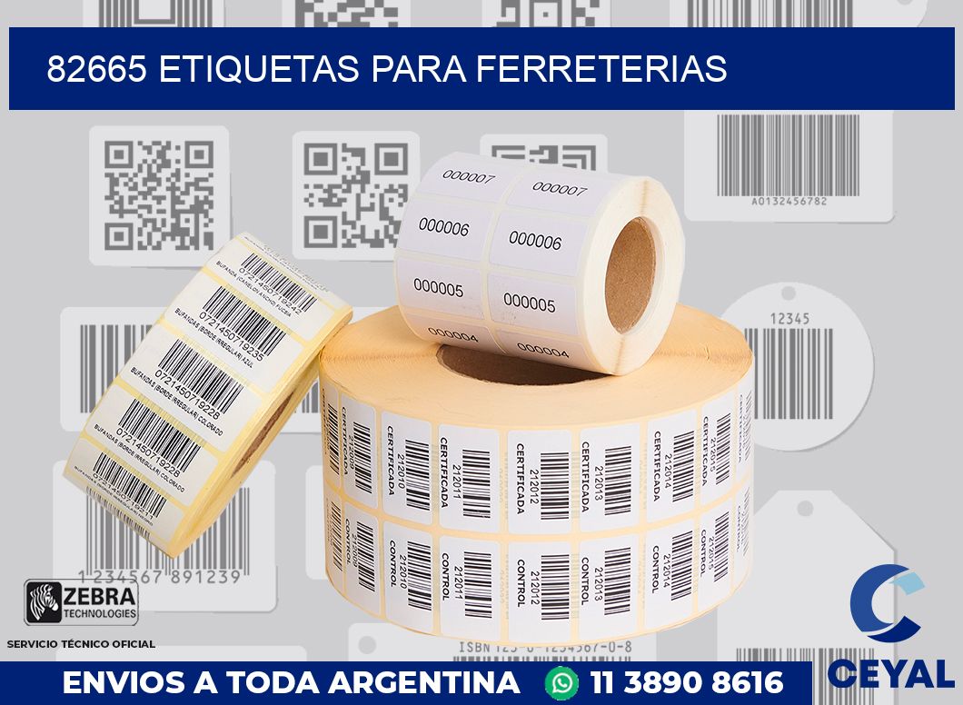 82665 ETIQUETAS PARA FERRETERIAS