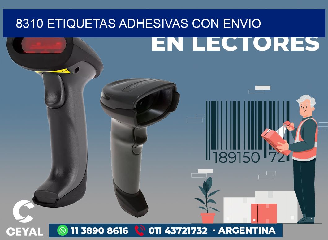 8310 ETIQUETAS ADHESIVAS CON ENVIO