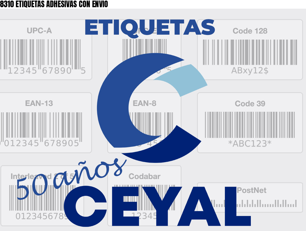 8310 ETIQUETAS ADHESIVAS CON ENVIO