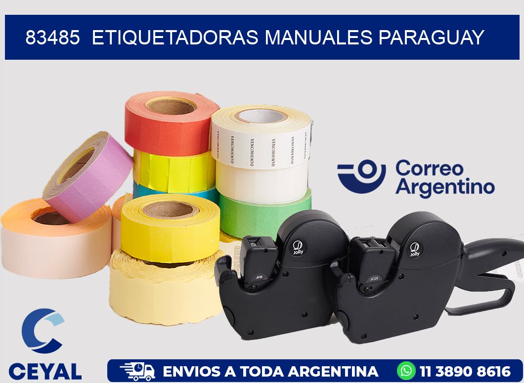 83485 ETIQUETADORAS MANUALES PARAGUAY