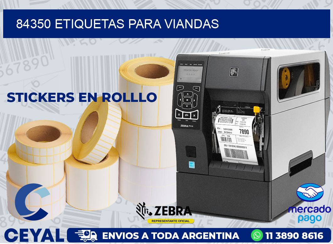 84350 ETIQUETAS PARA VIANDAS