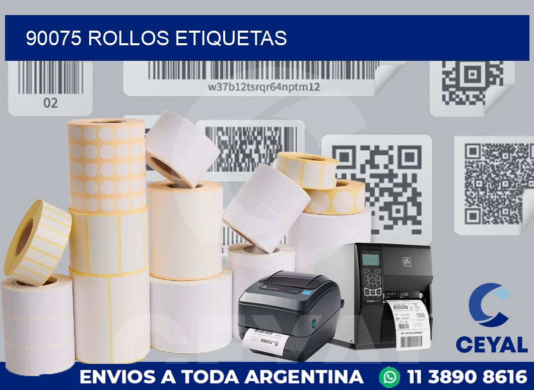 90075 ROLLOS ETIQUETAS