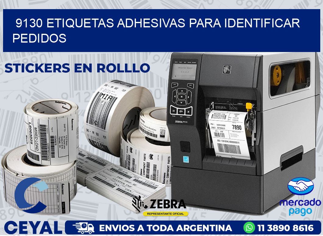 9130 ETIQUETAS ADHESIVAS PARA IDENTIFICAR PEDIDOS