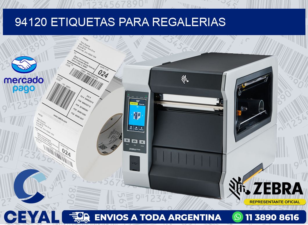94120 ETIQUETAS PARA REGALERIAS