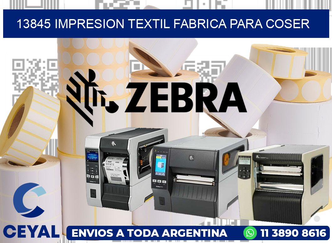 13845 IMPRESION TEXTIL FABRICA PARA COSER