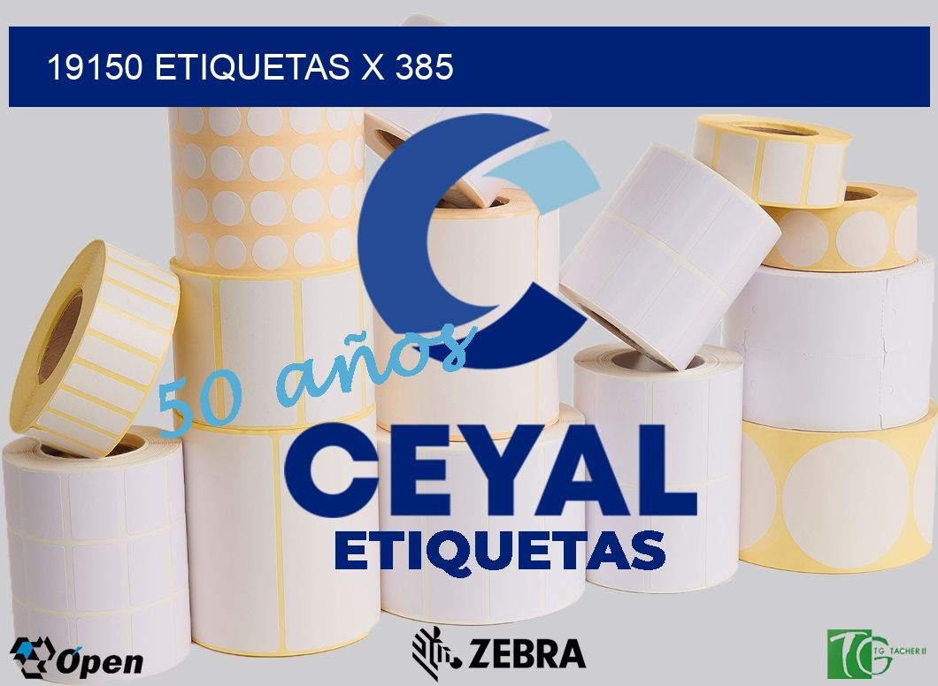19150 Etiquetas x 385