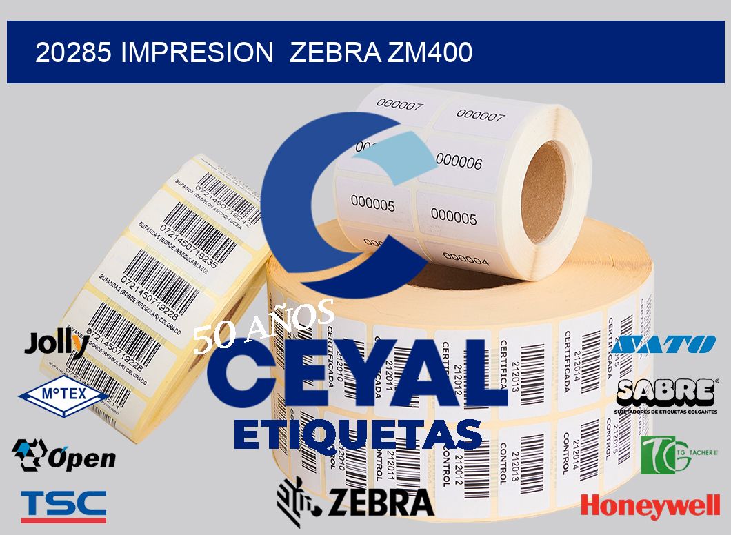 20285 impresion  zebra zm400