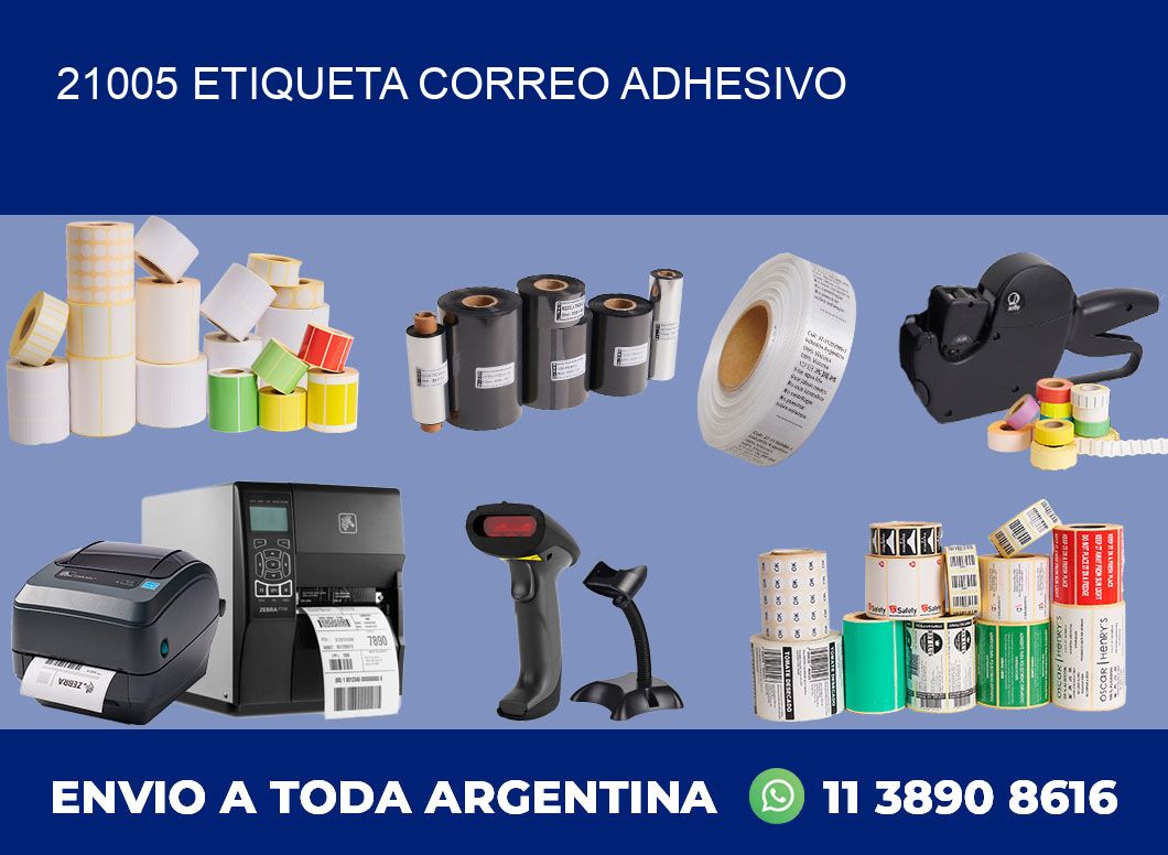 21005 ETIQUETA CORREO ADHESIVO