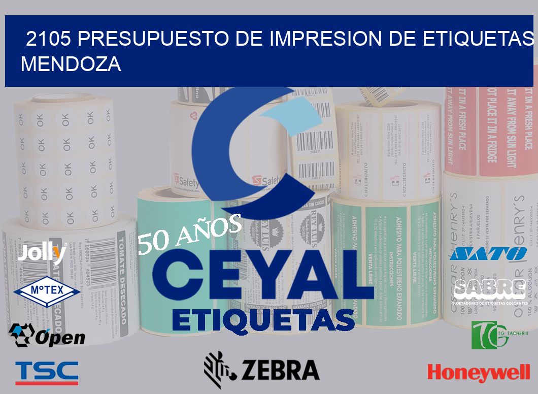 2105 PRESUPUESTO DE IMPRESION DE ETIQUETAS MENDOZA
