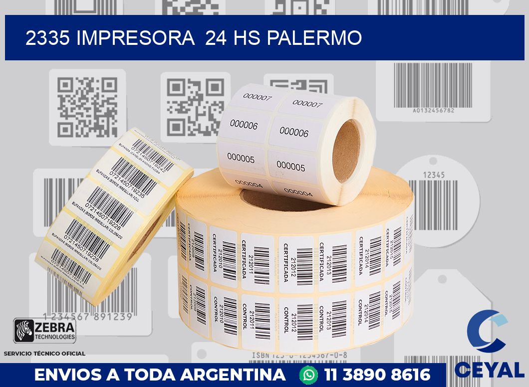 2335 impresora  24 hs palermo