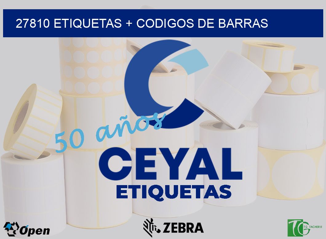 27810 etiquetas + codigos de barras