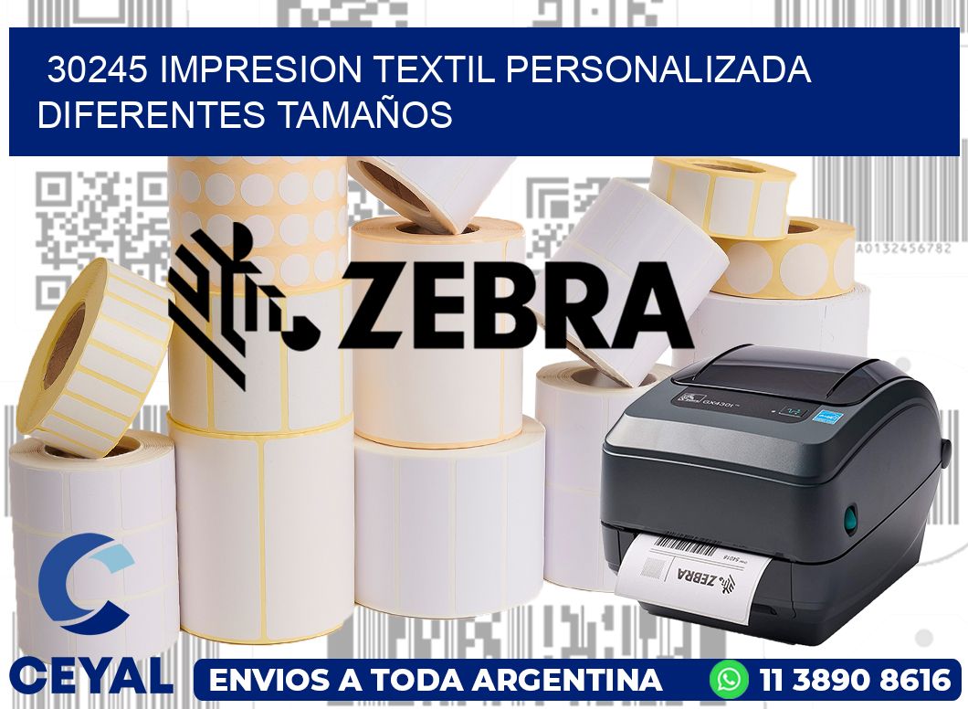 30245 IMPRESION TEXTIL PERSONALIZADA DIFERENTES TAMAÑOS