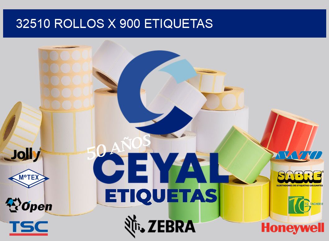 32510 Rollos x 900 etiquetas