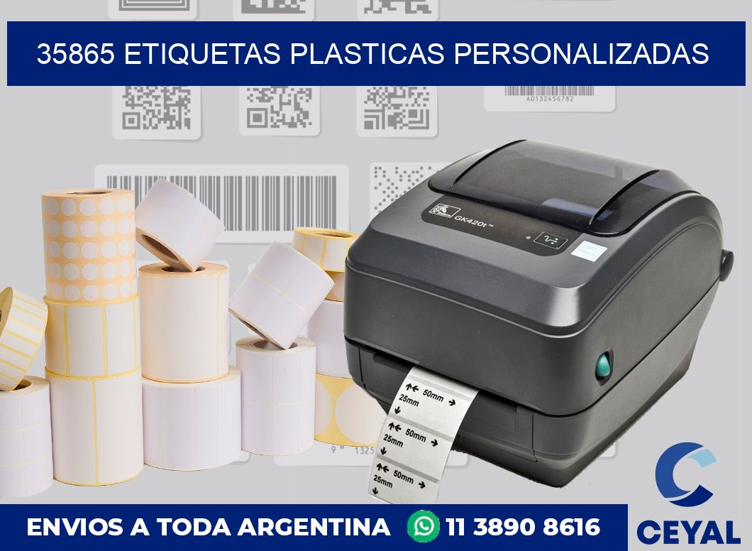35865 ETIQUETAS PLASTICAS PERSONALIZADAS