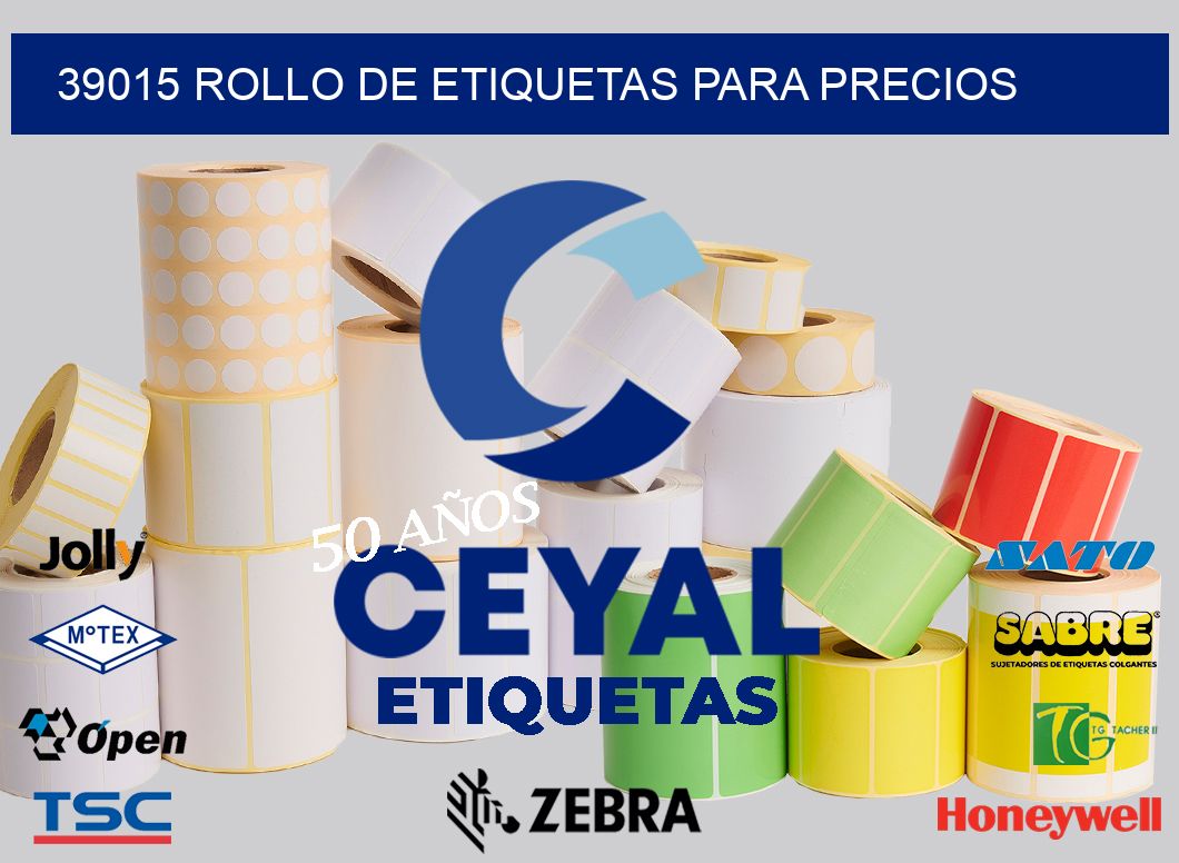 39015 ROLLO DE ETIQUETAS PARA PRECIOS