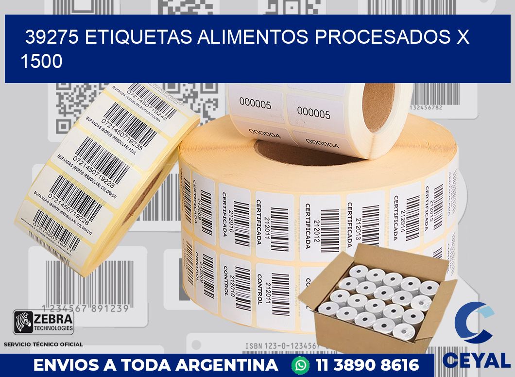 39275 etiquetas alimentos procesados x 1500