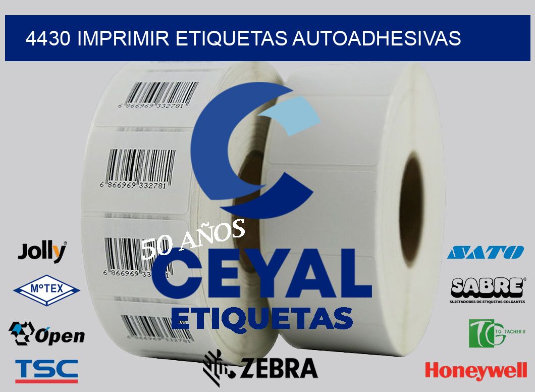 4430 IMPRIMIR ETIQUETAS AUTOADHESIVAS