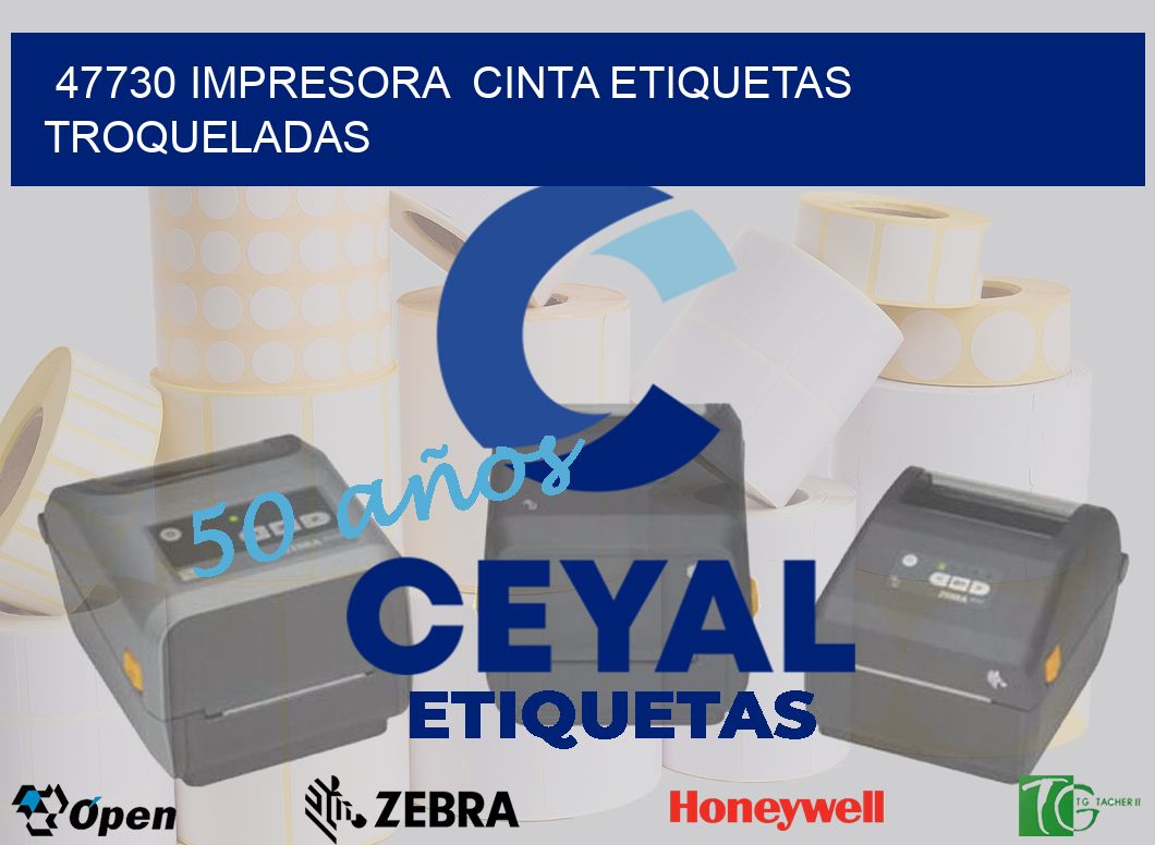 47730 impresora  cinta etiquetas troqueladas
