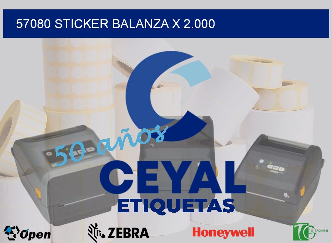 57080 sticker balanza x 2.000