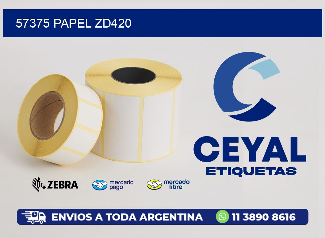 57375 PAPEL ZD420