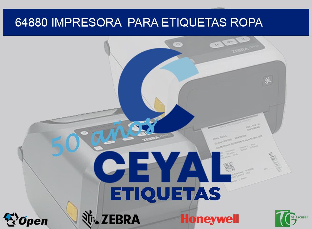 64880 impresora  para etiquetas ropa