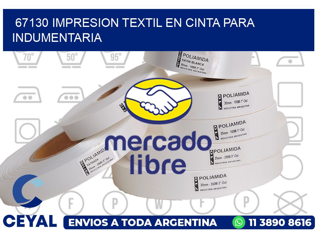 67130 IMPRESION TEXTIL EN CINTA PARA INDUMENTARIA