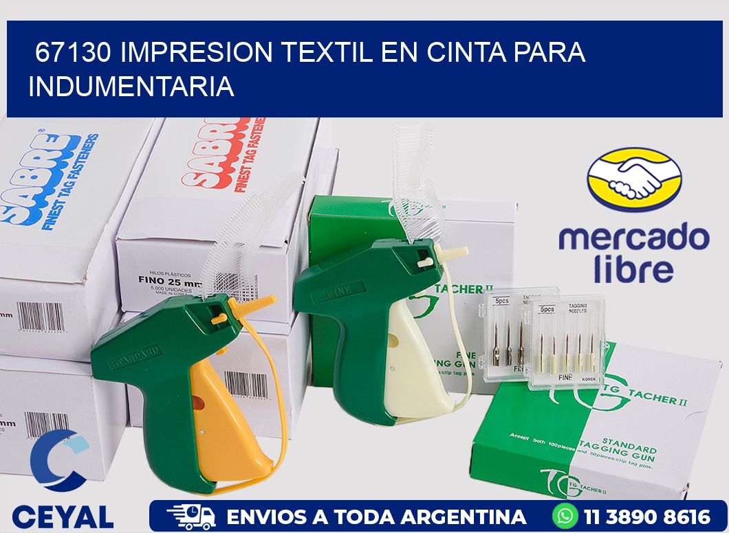 67130 IMPRESION TEXTIL EN CINTA PARA INDUMENTARIA