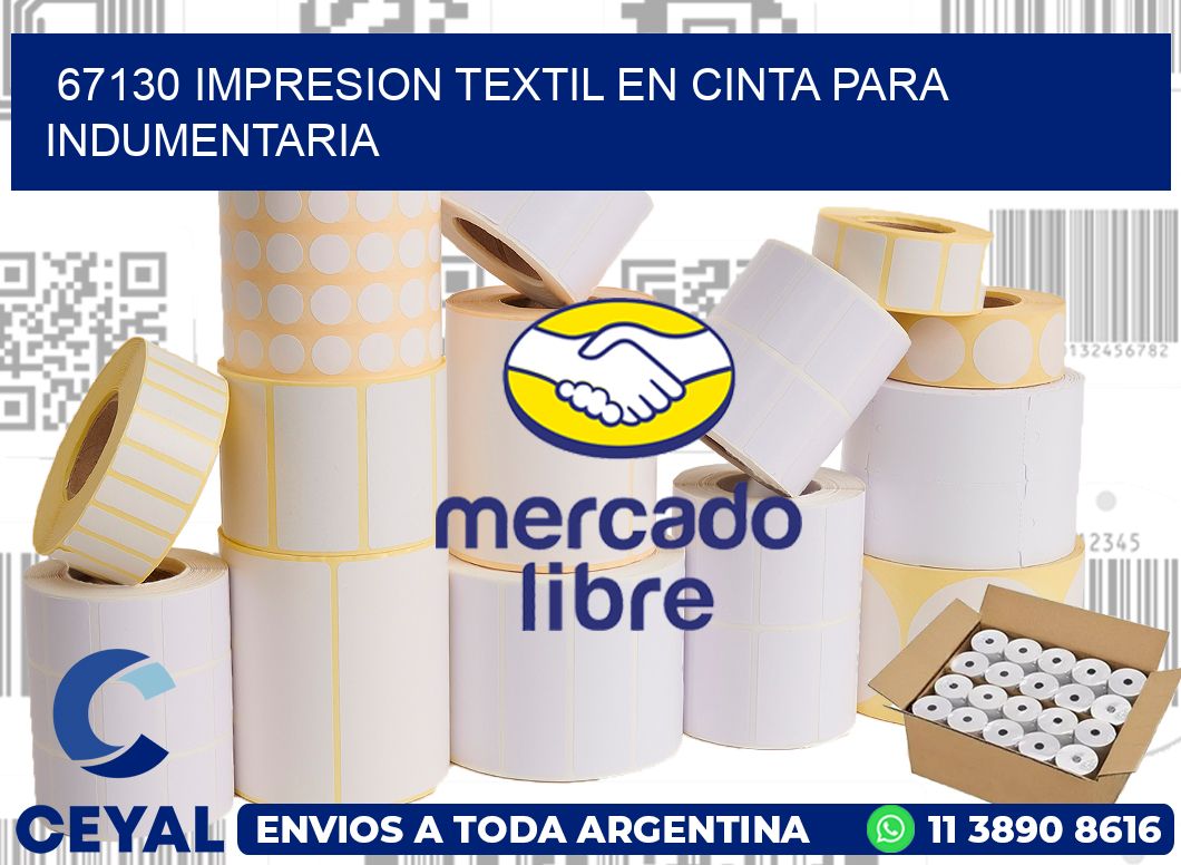 67130 IMPRESION TEXTIL EN CINTA PARA INDUMENTARIA