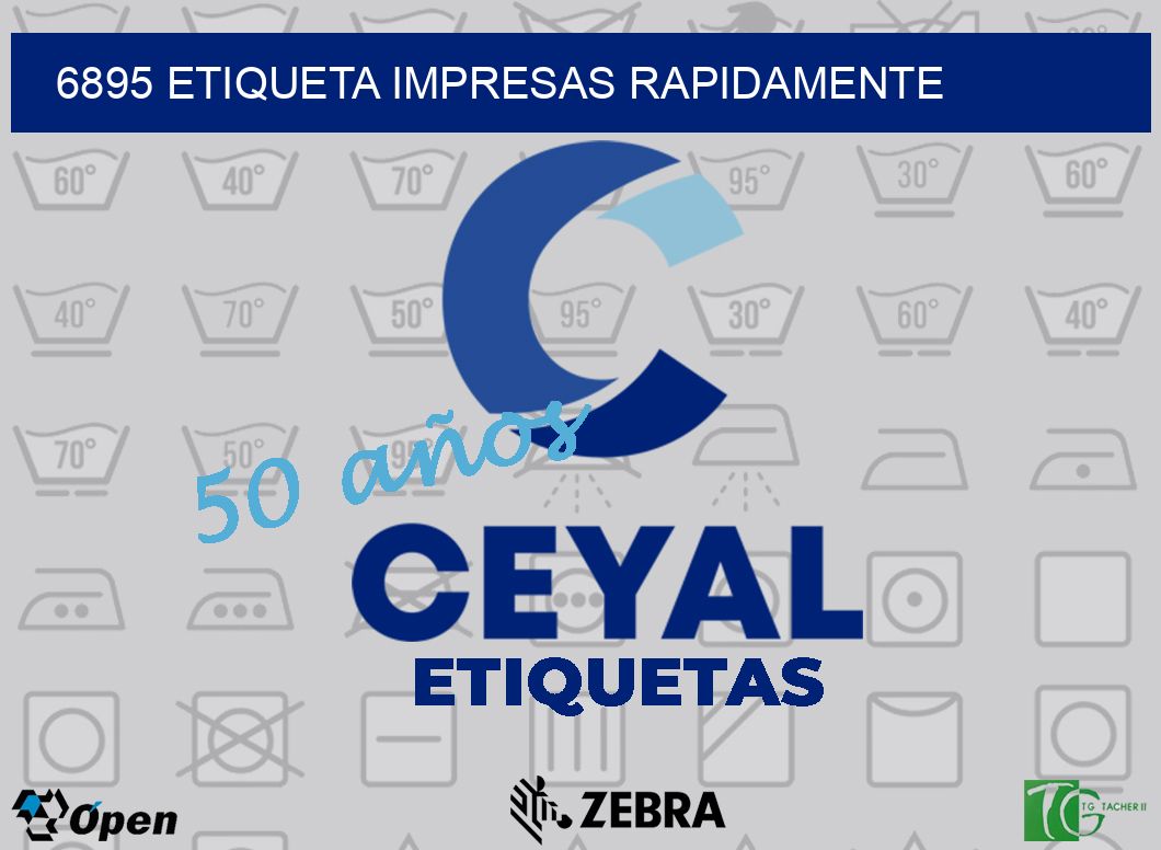6895 ETIQUETA IMPRESAS RAPIDAMENTE