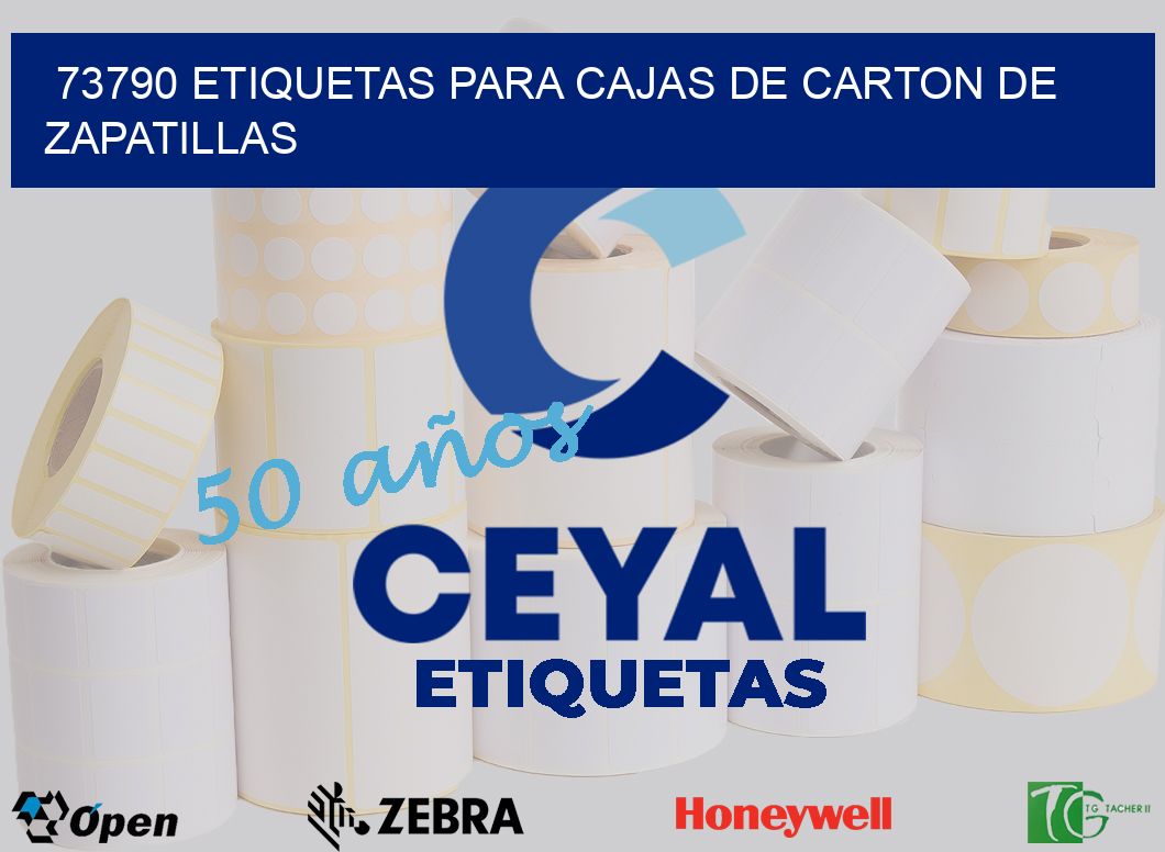 73790 ETIQUETAS PARA CAJAS DE CARTON DE ZAPATILLAS