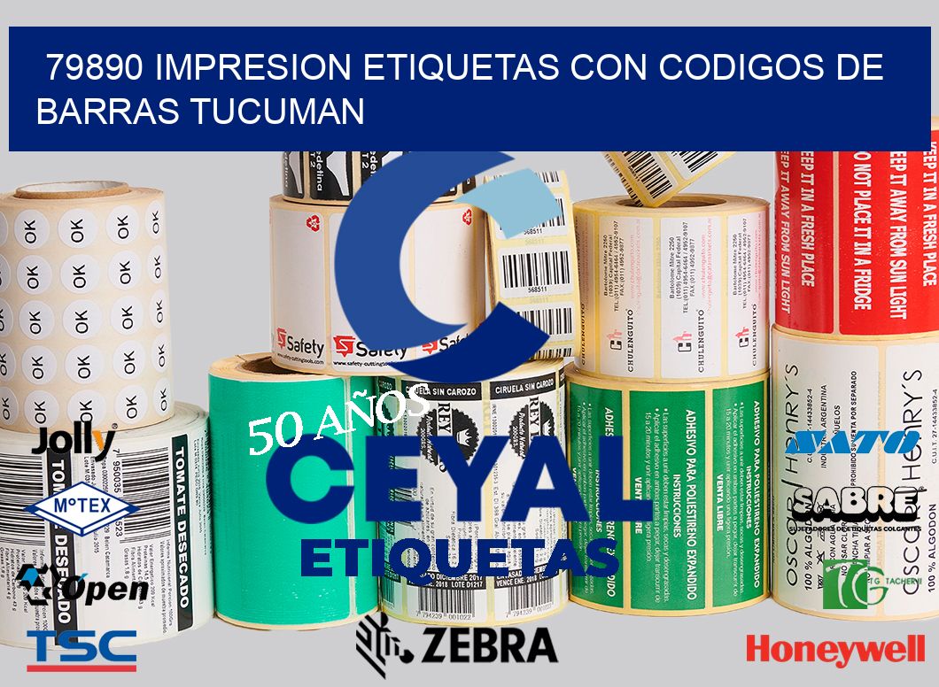79890 IMPRESION ETIQUETAS CON CODIGOS DE BARRAS TUCUMAN