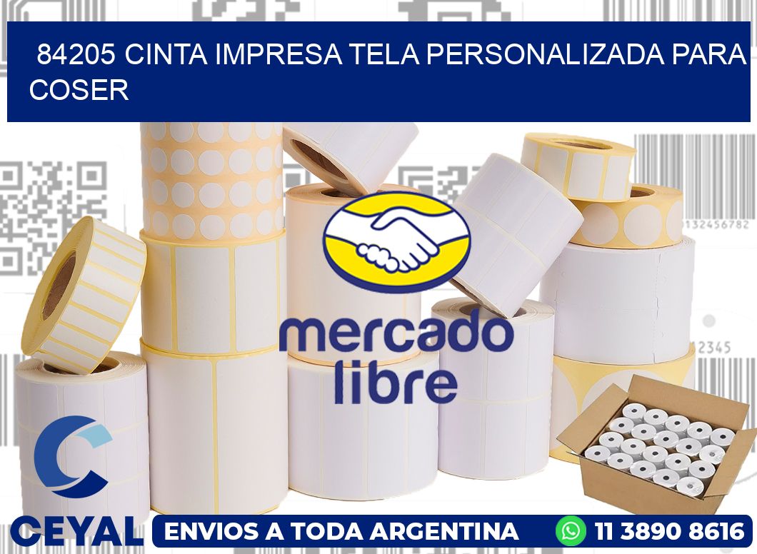 84205 CINTA IMPRESA TELA PERSONALIZADA PARA COSER