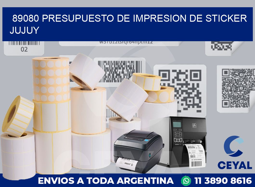89080 PRESUPUESTO DE IMPRESION DE STICKER JUJUY