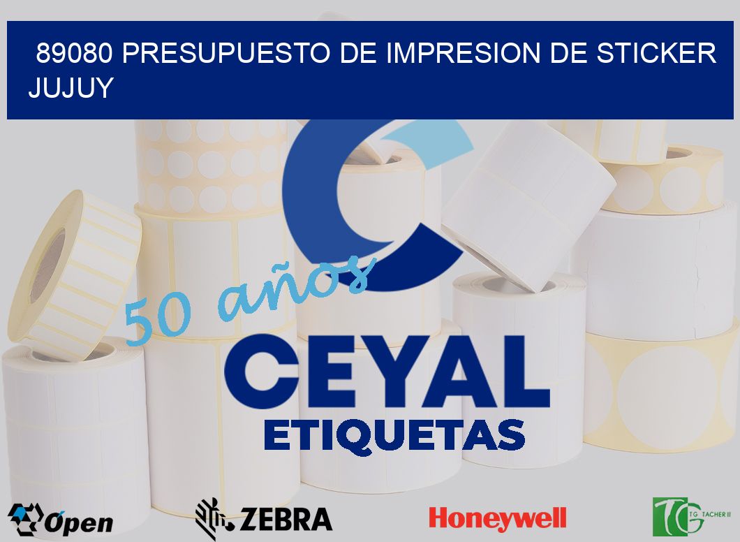 89080 PRESUPUESTO DE IMPRESION DE STICKER JUJUY