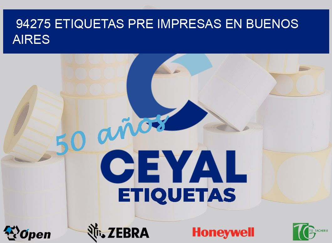 94275 ETIQUETAS PRE IMPRESAS EN BUENOS AIRES