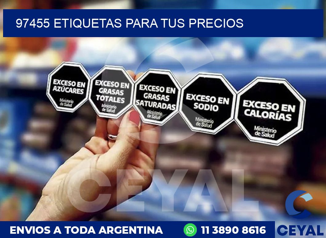 97455 ETIQUETAS PARA TUS PRECIOS