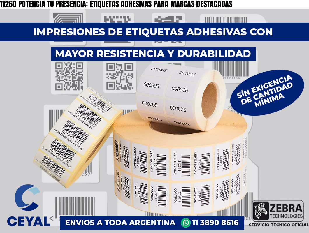 11260 POTENCIA TU PRESENCIA: ETIQUETAS ADHESIVAS PARA MARCAS DESTACADAS