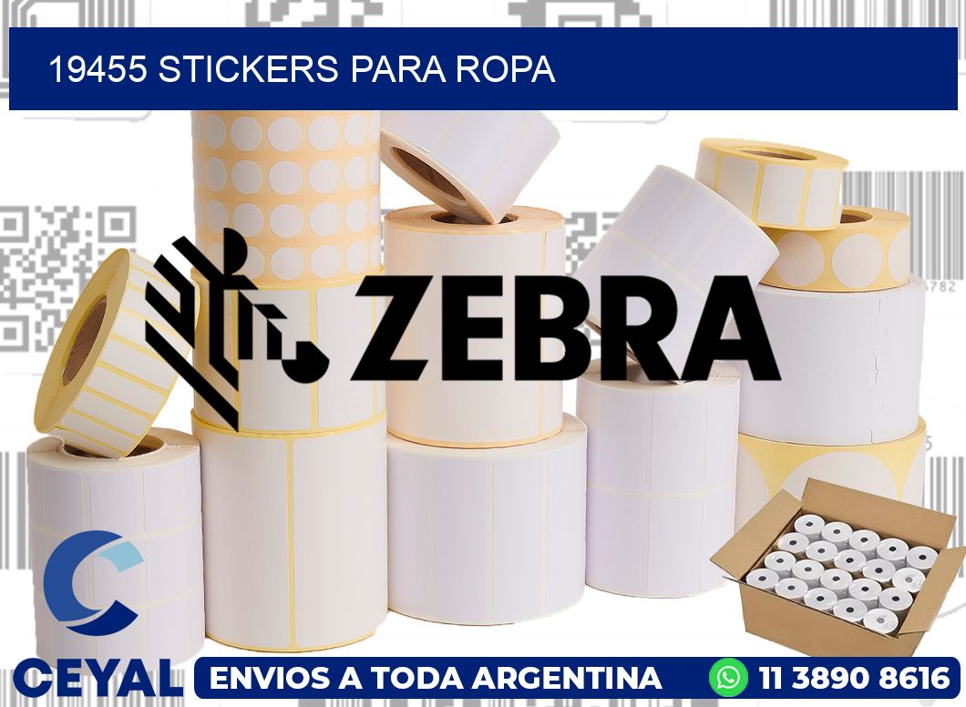 19455 STICKERS PARA ROPA