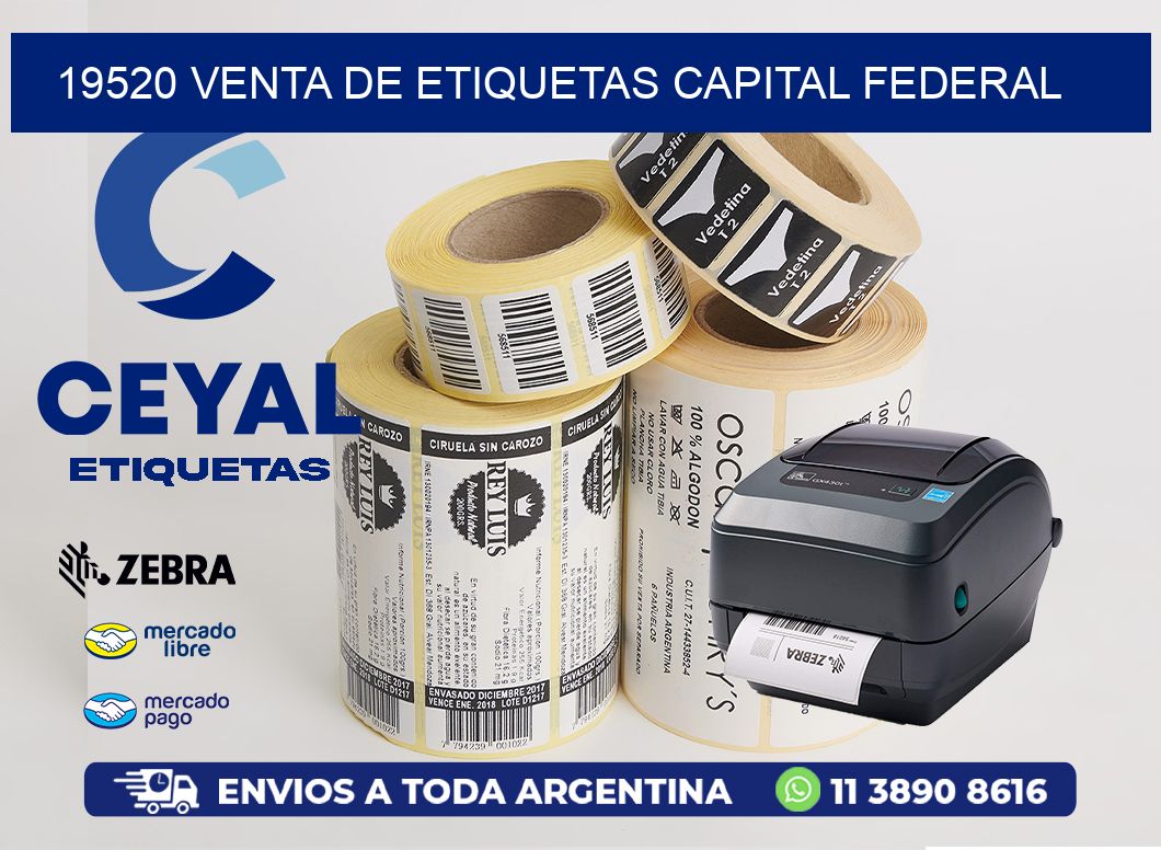 19520 VENTA DE ETIQUETAS CAPITAL FEDERAL
