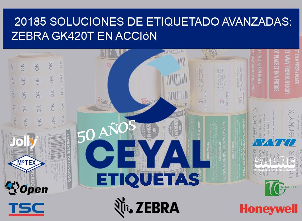20185 Soluciones de Etiquetado Avanzadas: Zebra GK420T en Acción