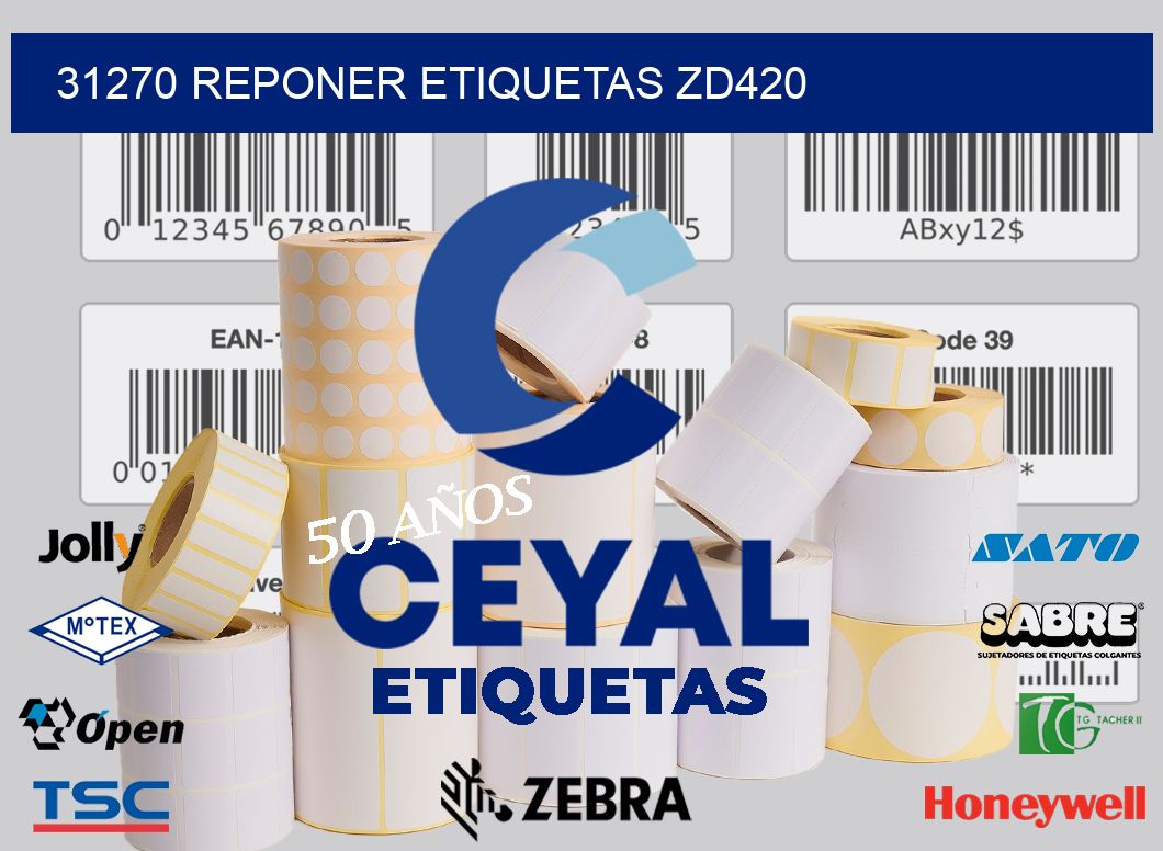 31270 REPONER ETIQUETAS ZD420