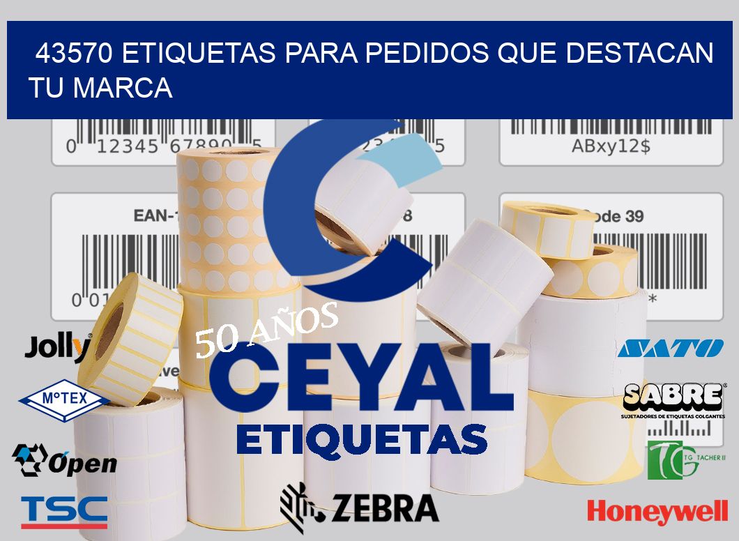 43570 ETIQUETAS PARA PEDIDOS QUE DESTACAN TU MARCA