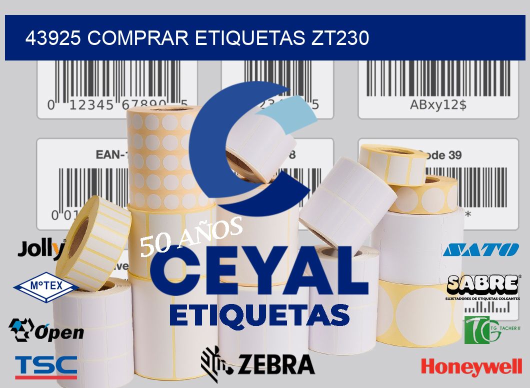 43925 COMPRAR ETIQUETAS ZT230