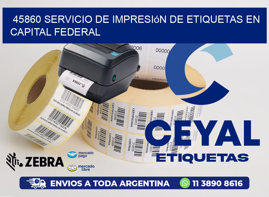 45860 Servicio de Impresión de Etiquetas en Capital Federal