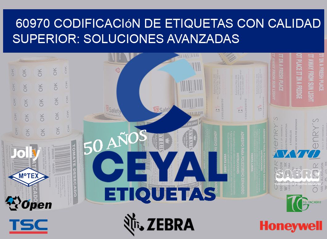60970 Codificación de Etiquetas con Calidad Superior: Soluciones Avanzadas