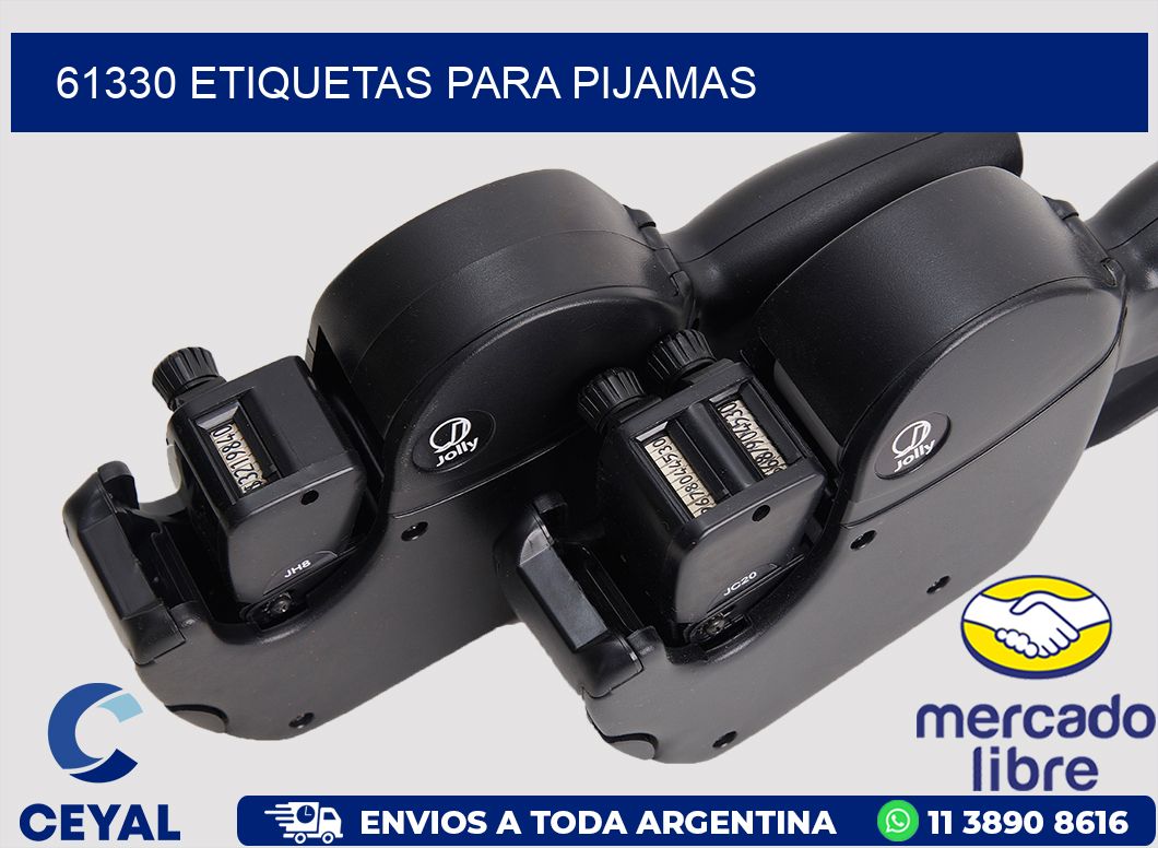61330 ETIQUETAS PARA PIJAMAS