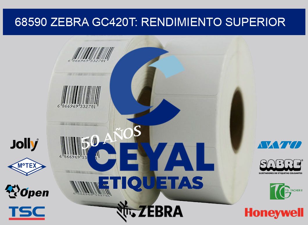 68590 Zebra GC420T: Rendimiento Superior