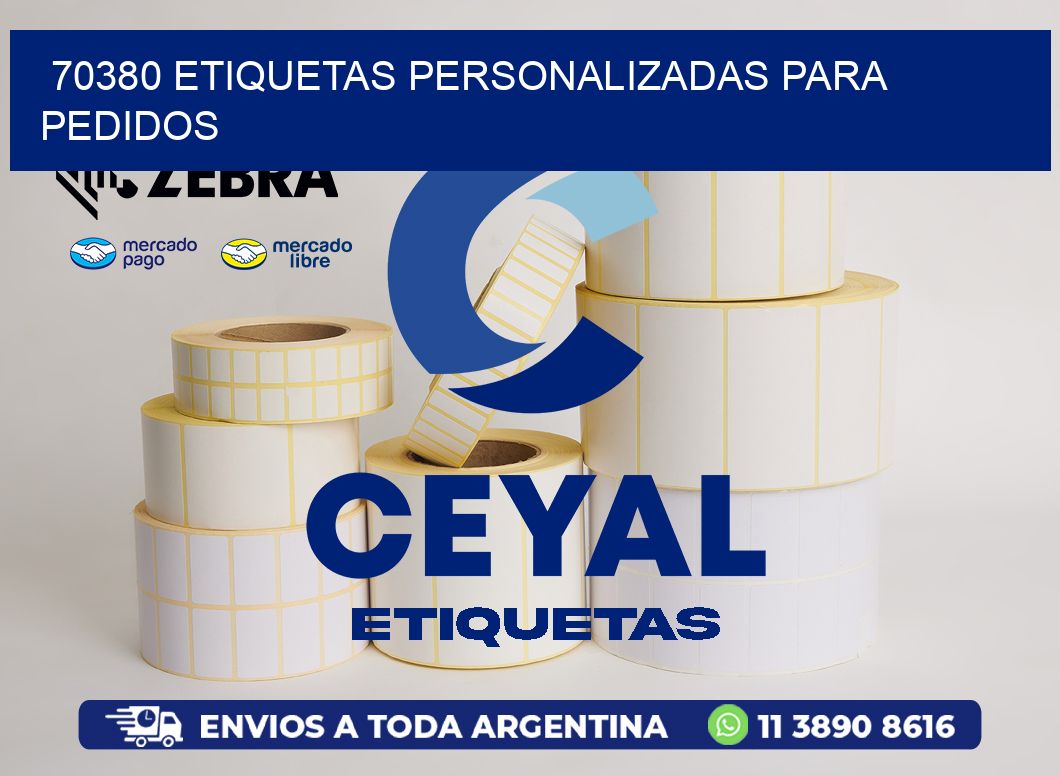 70380 ETIQUETAS PERSONALIZADAS PARA PEDIDOS